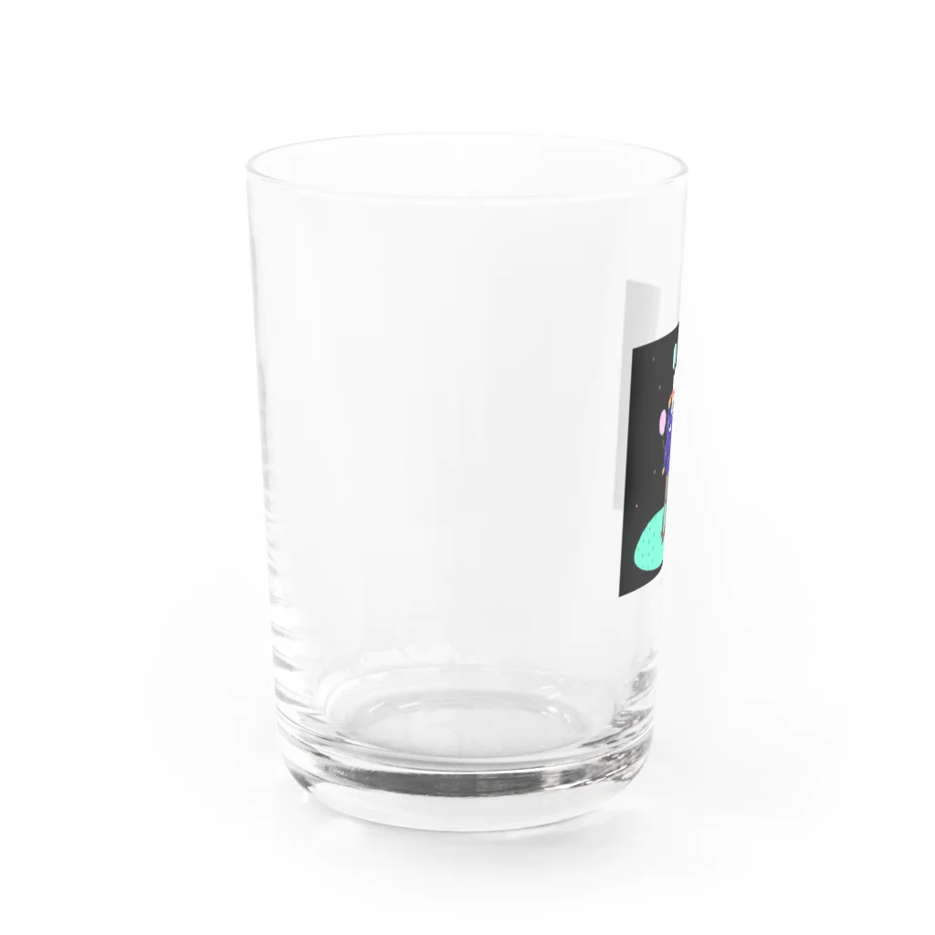 そとのショップの暗中模索ガール Water Glass :left