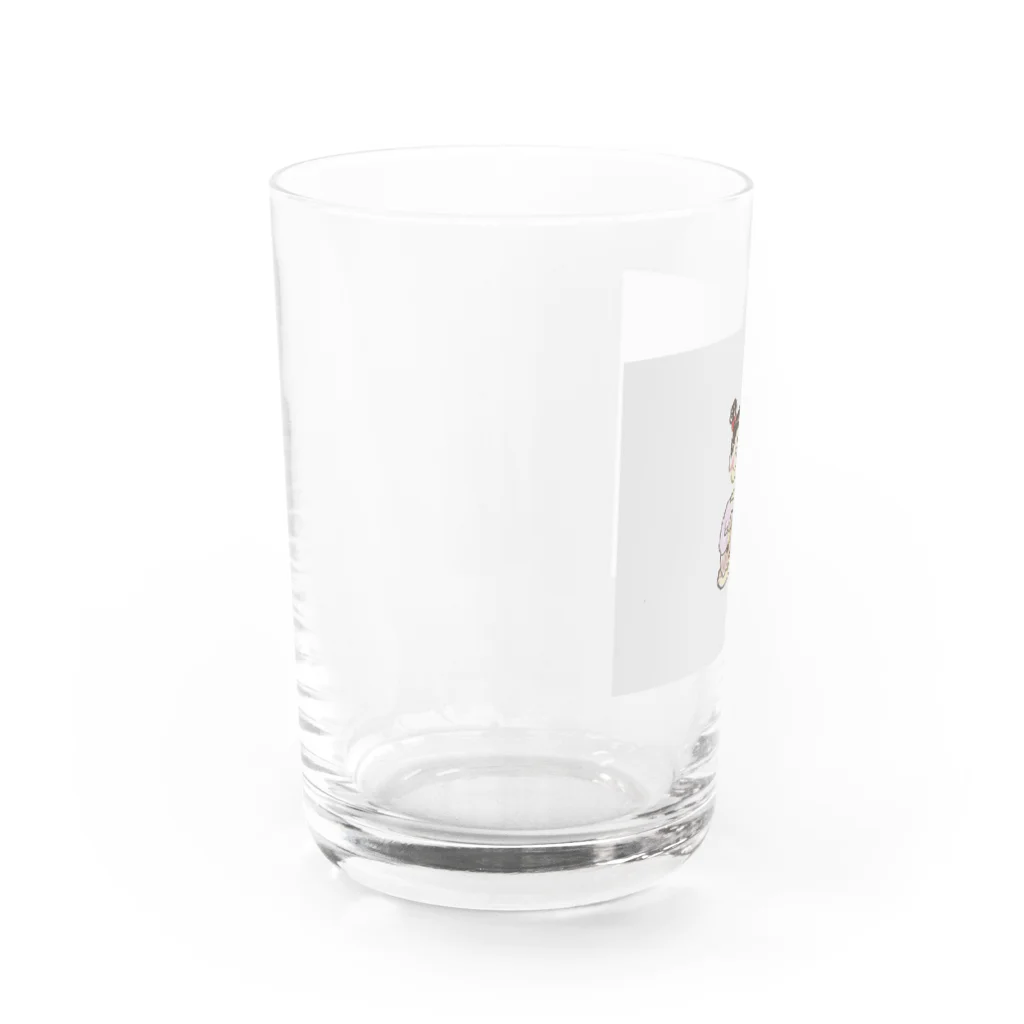 Azuのおうちのウクレレと小さなわたし Water Glass :left