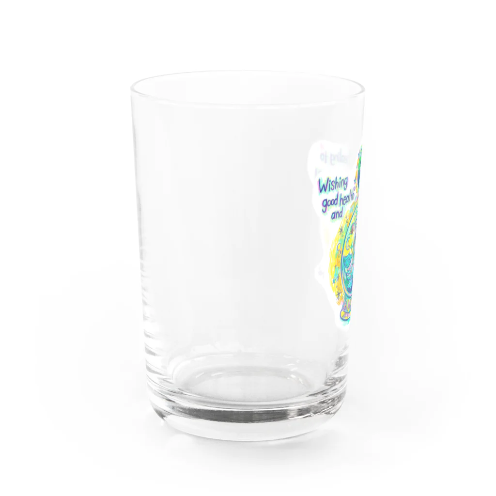 中島みなみのAMABIE アマビエ Water Glass :left