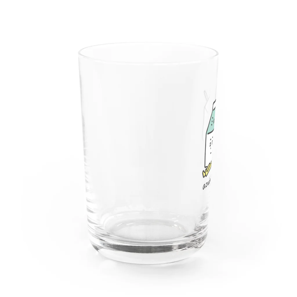 あずき みみこのミルク Water Glass :left