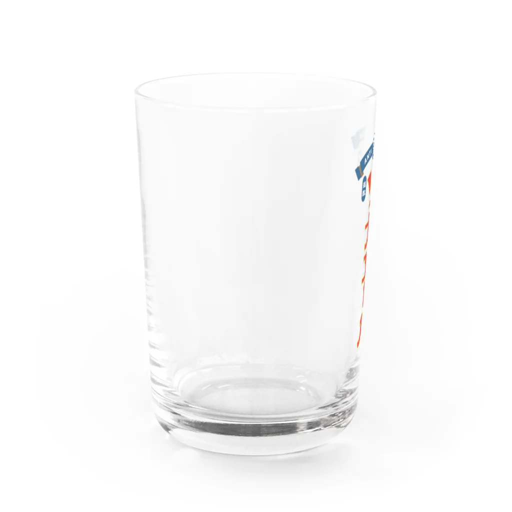 ひげラク商店の病気しないぞ！ソナエール Water Glass :left