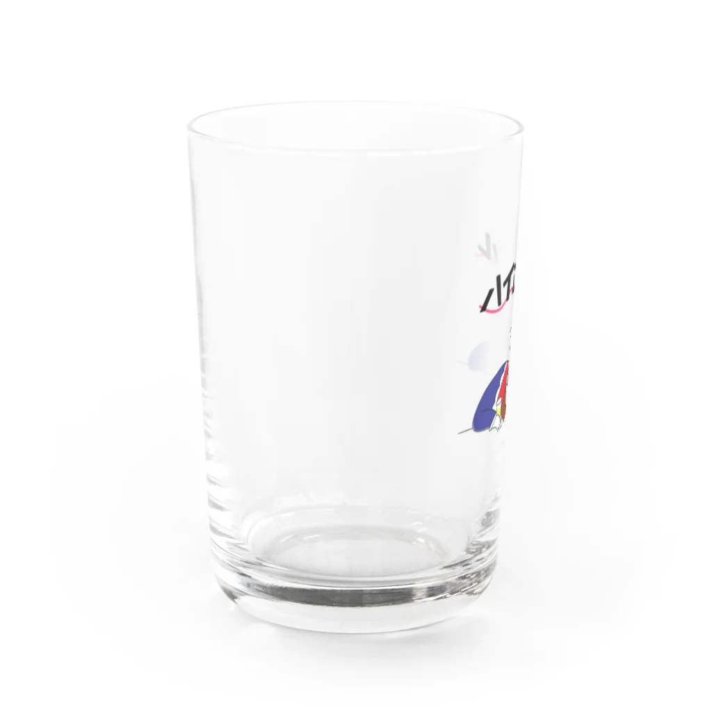 hikariのよっぱらいひげおじさんグラス Water Glass :left