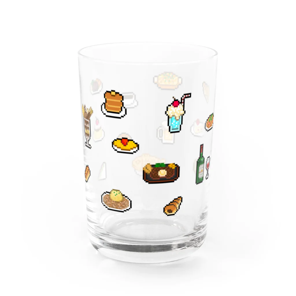 GAME-LABOの食べ物ドット絵 Water Glass :left