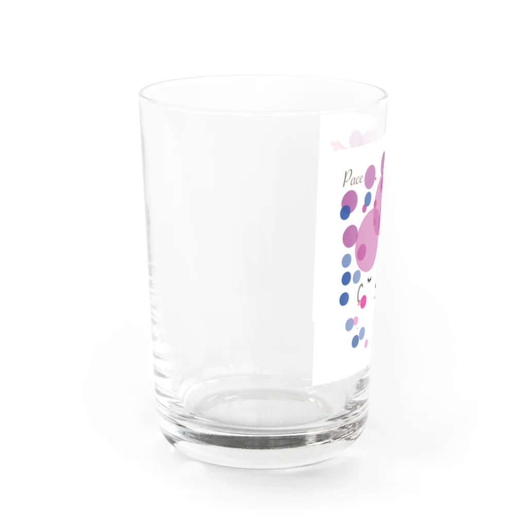 gama da gamaのPace イラスト背景白バージョン Water Glass :left