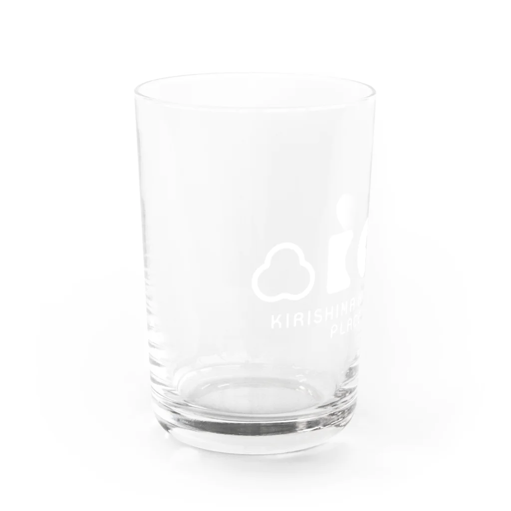 KGP オフィシャルグッズのKGP_白ロゴ Water Glass :left