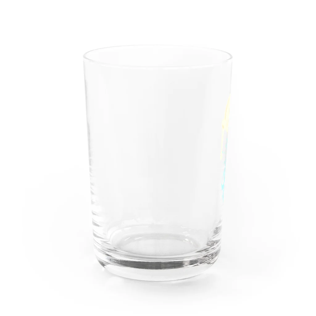 イクランドの貴方が選ぶクリームソーダフロート Water Glass :left