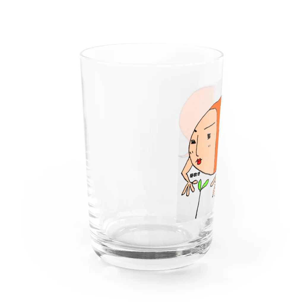 未確認飛行物体の春の芽吹き🌱 Water Glass :left