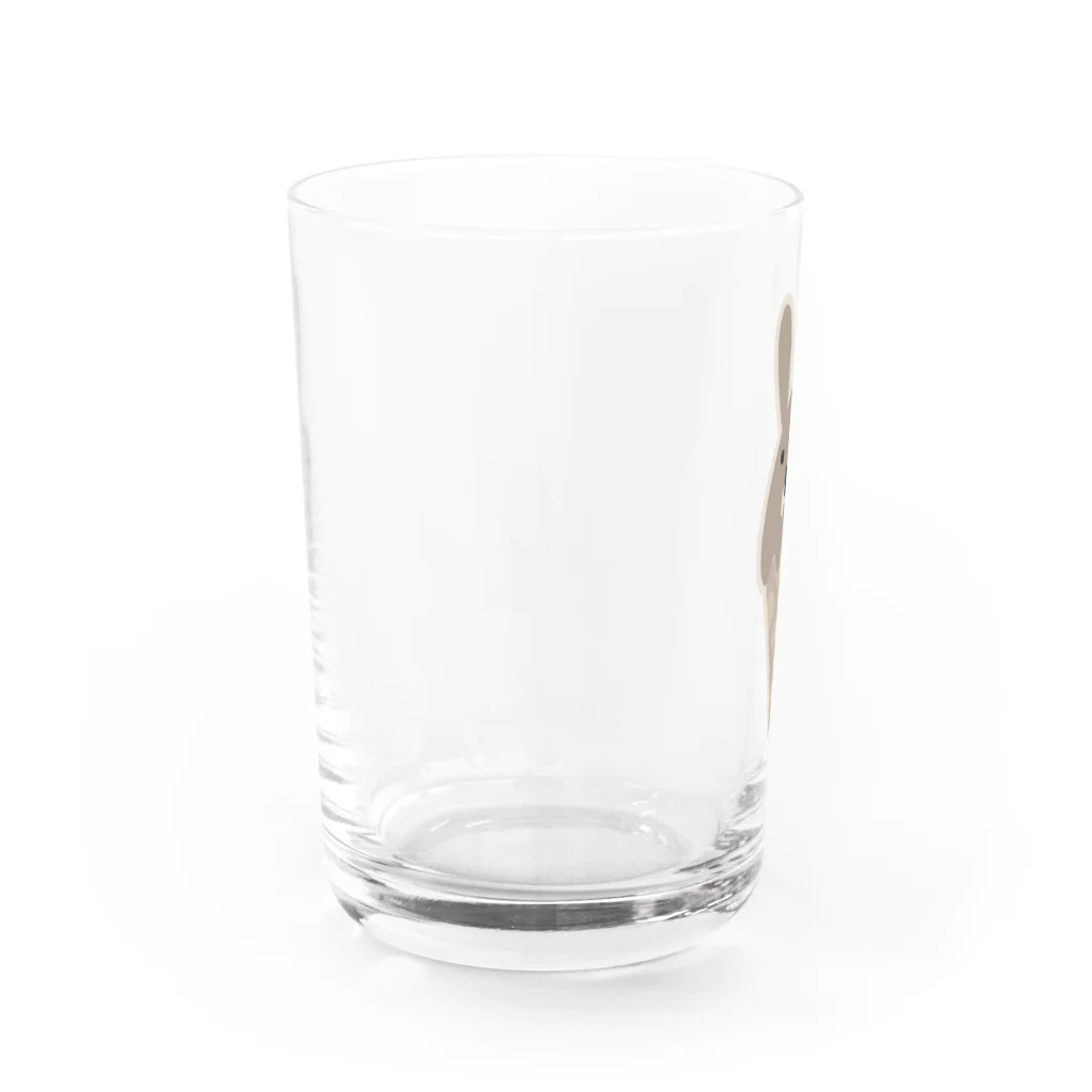  #104のうさぎチョコレートアイス Water Glass :left