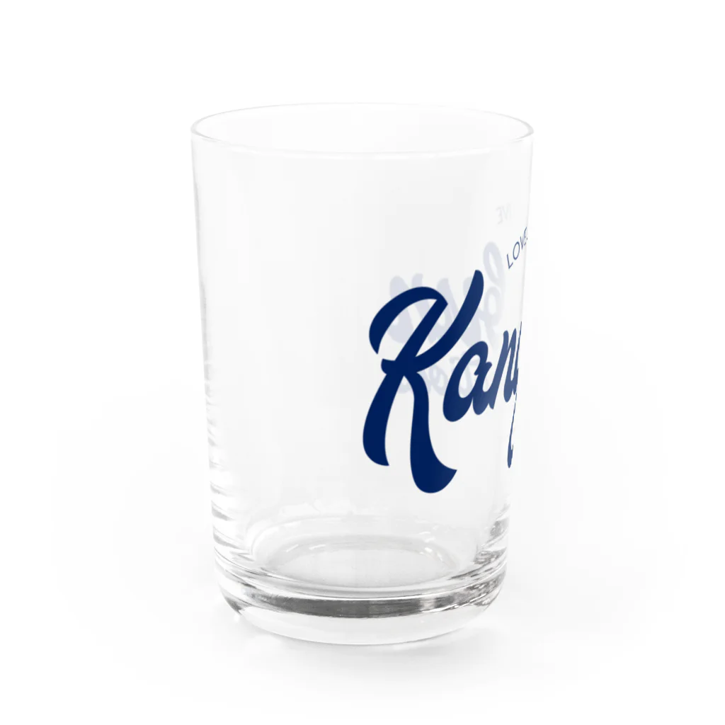 KANABUN CREATIONSのNavy-logo 2020 Water Glass :left