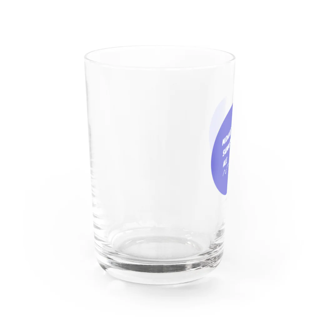 NOF.のMIDNIGHT SUMMER ALE Water Glass :left