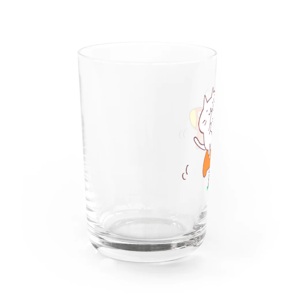 Hello Happy Catのパッカパッカ🎵 Water Glass :left