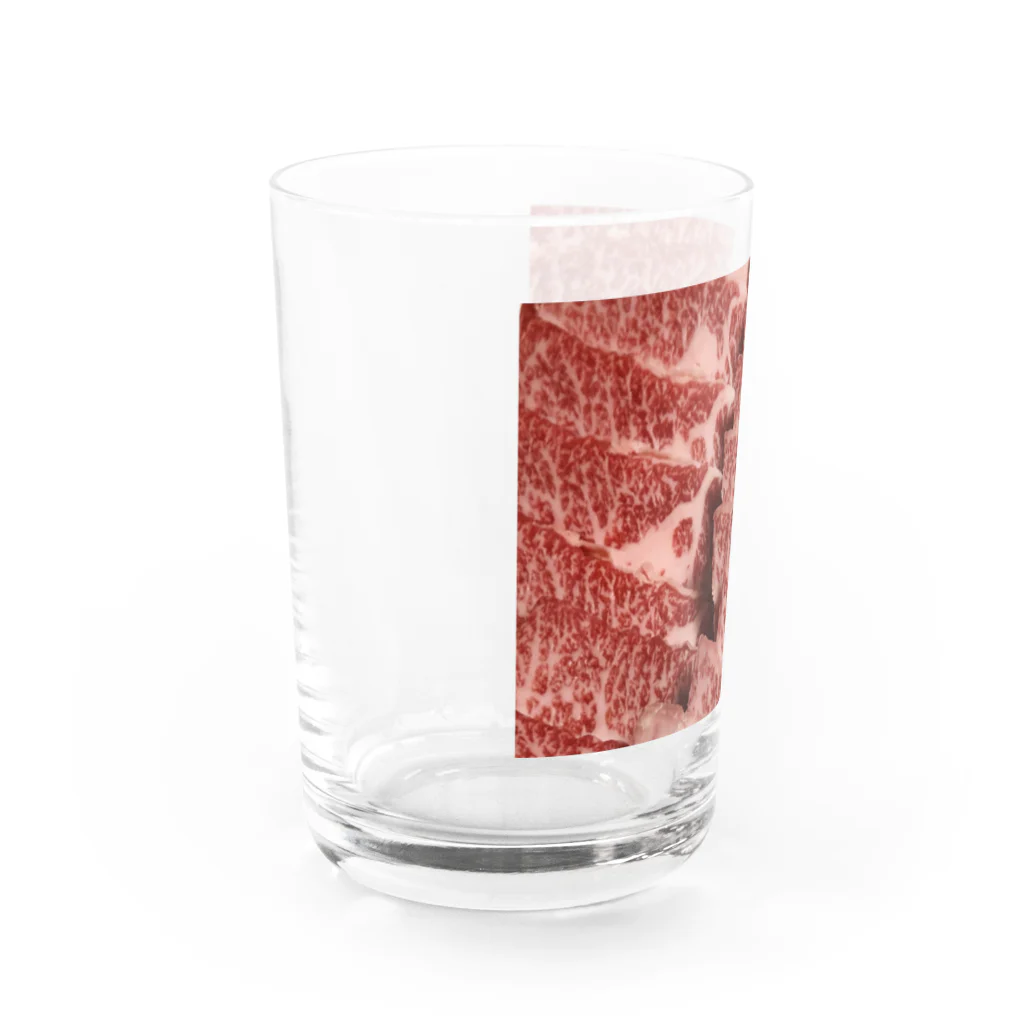 ろふの四角いお肉 Water Glass :left