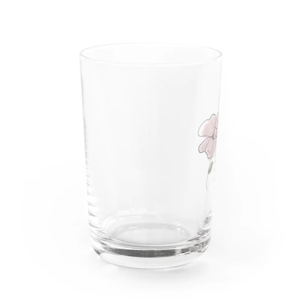 slumber plaza の可愛らしい繊細な花 Water Glass :left