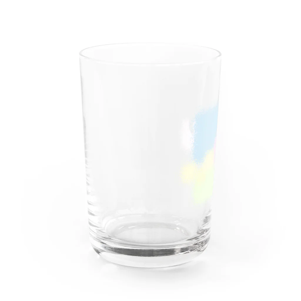 気ままに創作　よろず堂の春色ねこ Water Glass :left