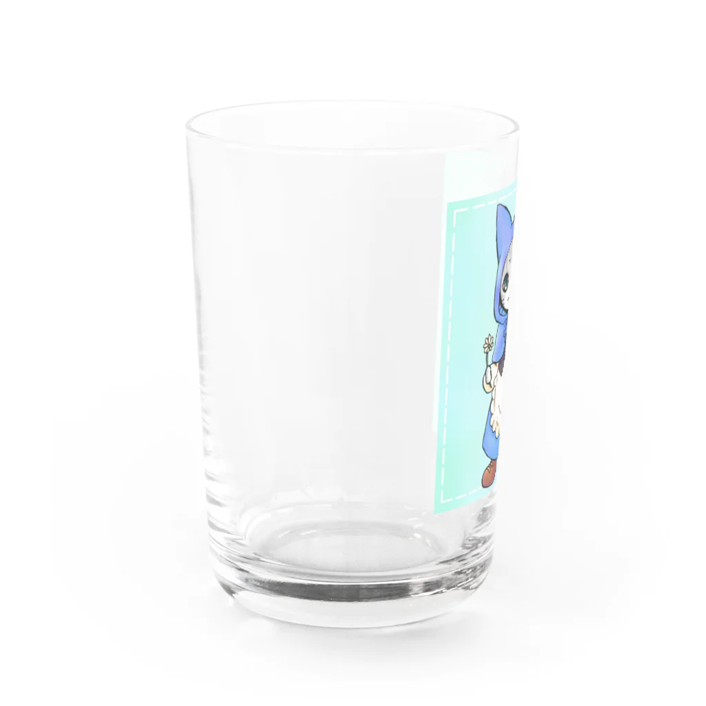 Tio Heartilの青ずきん猫ちゃん Water Glass :left