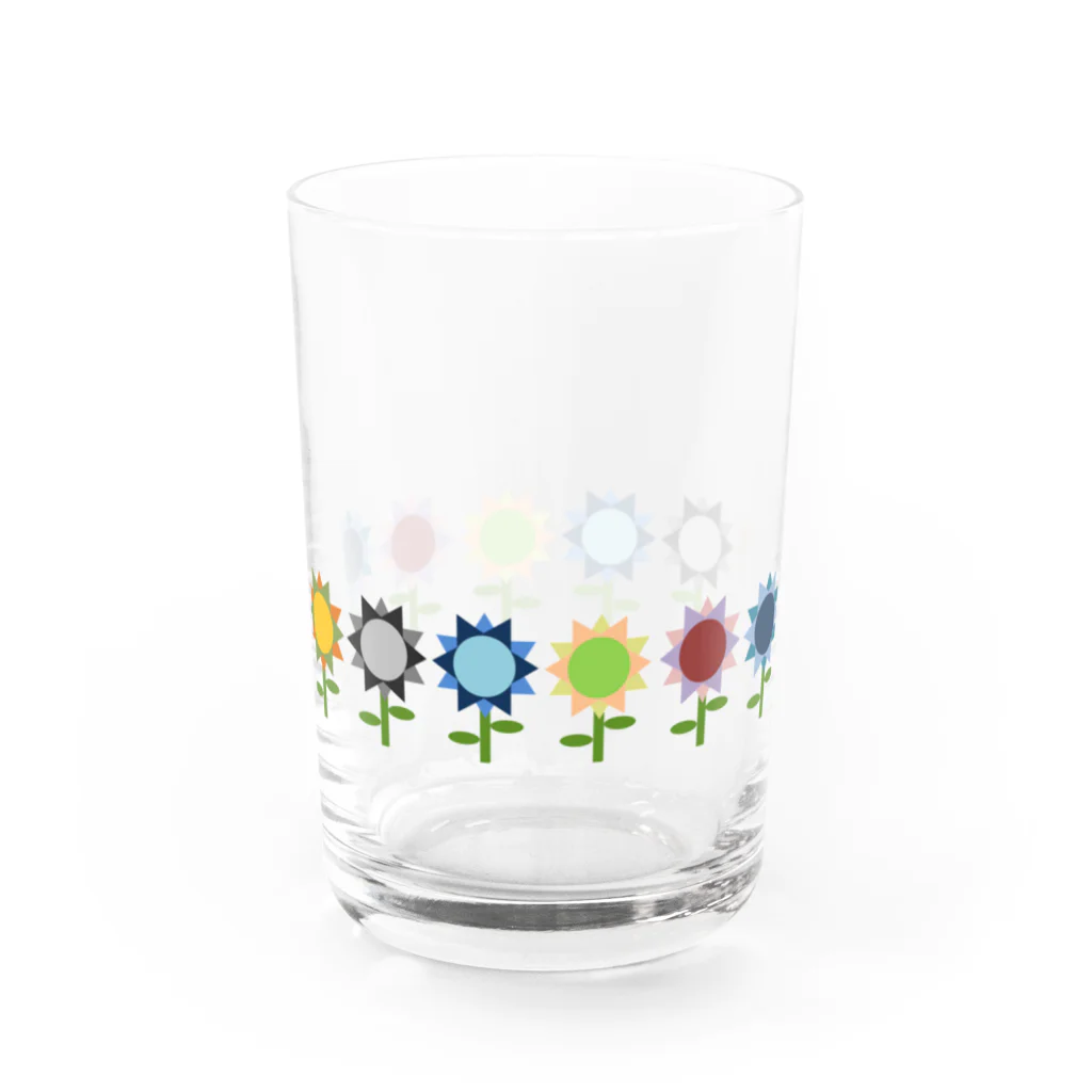 うさぎのきた道&のお花たちB Water Glass :left