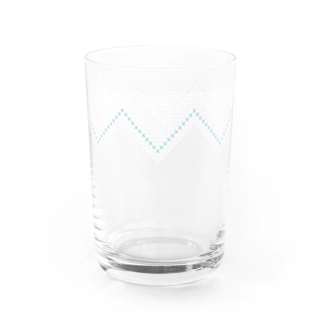 水兵リーベのステッチ白 Water Glass :left