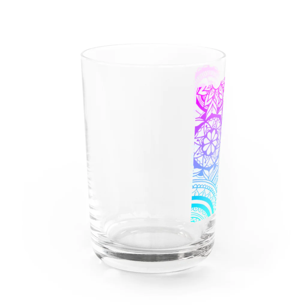 Feeling art 013☻のうめつくし　グラデ Water Glass :left