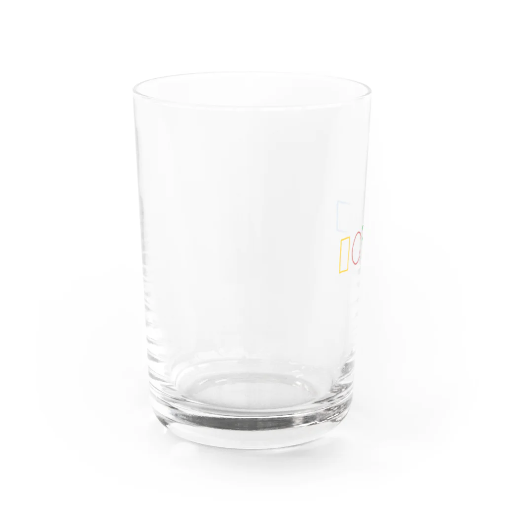 ManiManiのLOVE(透明) Water Glass :left