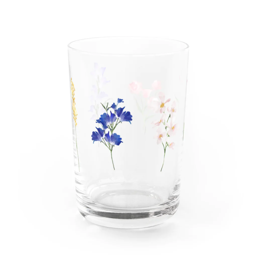 hugのフラワーグラス Water Glass :left