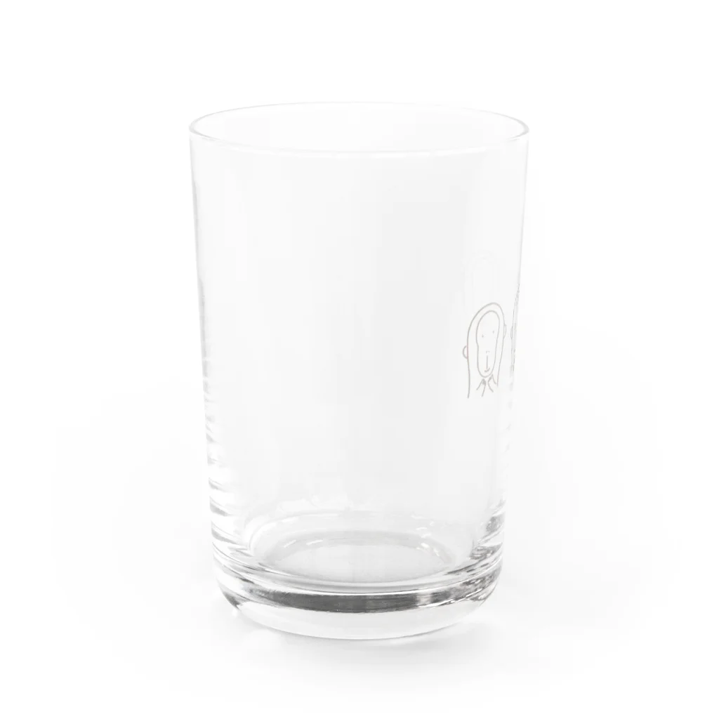 yumegokochiの3monkeys Water Glass :left