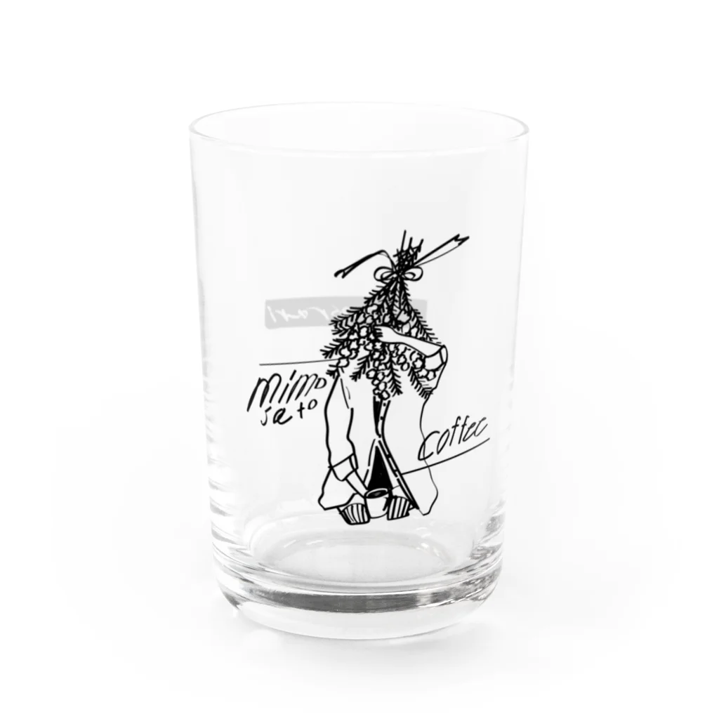 NOMBRARI STOREのミモザとコーヒー Water Glass :left