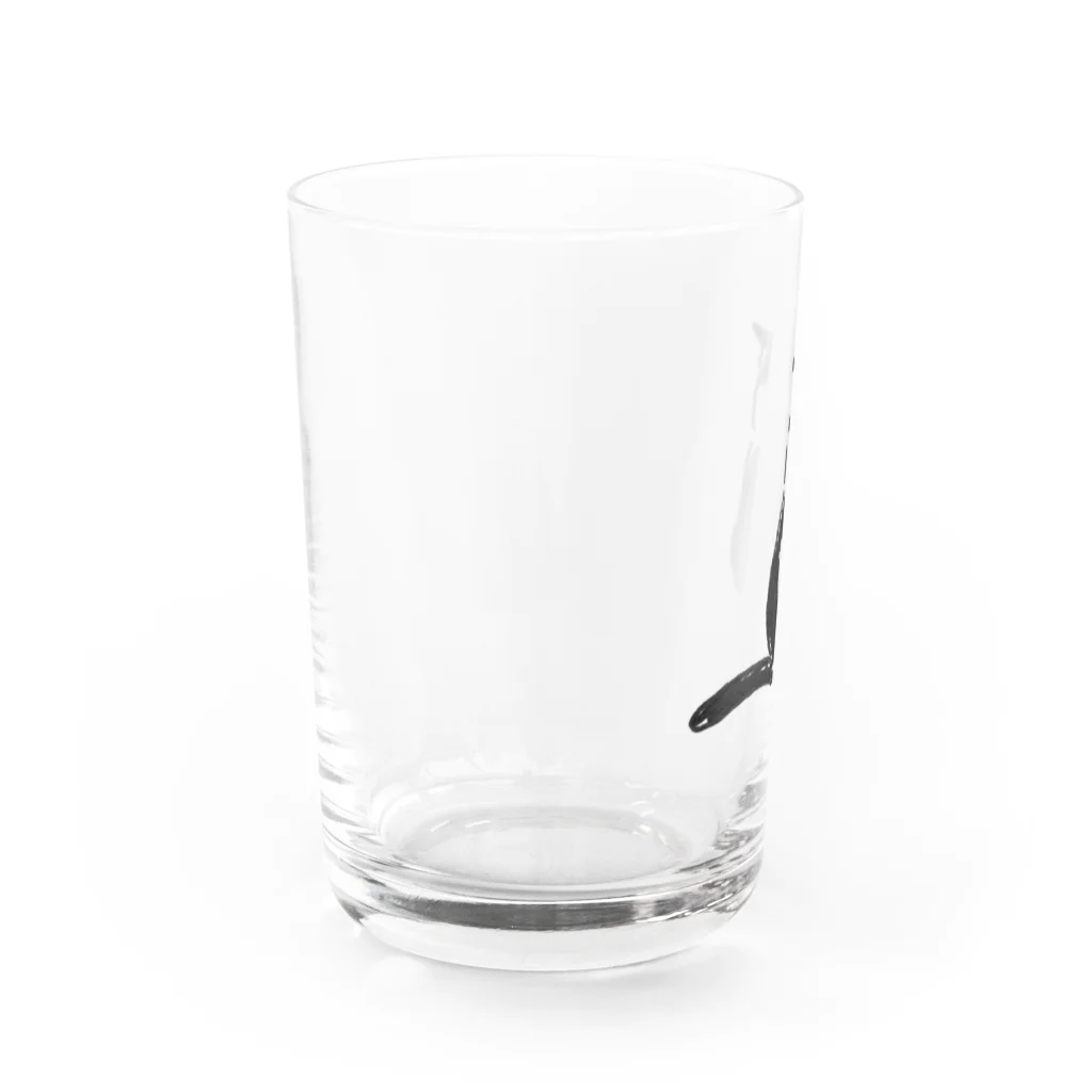 CUROGNACのハトちゃんこっち向いて Water Glass :left