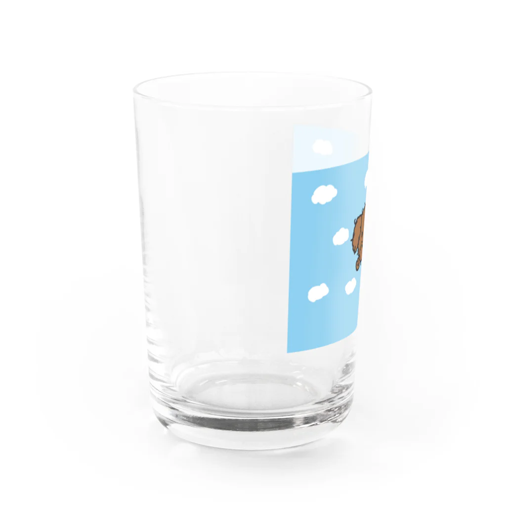 kururu9999の空飛ぶぺーた Water Glass :left