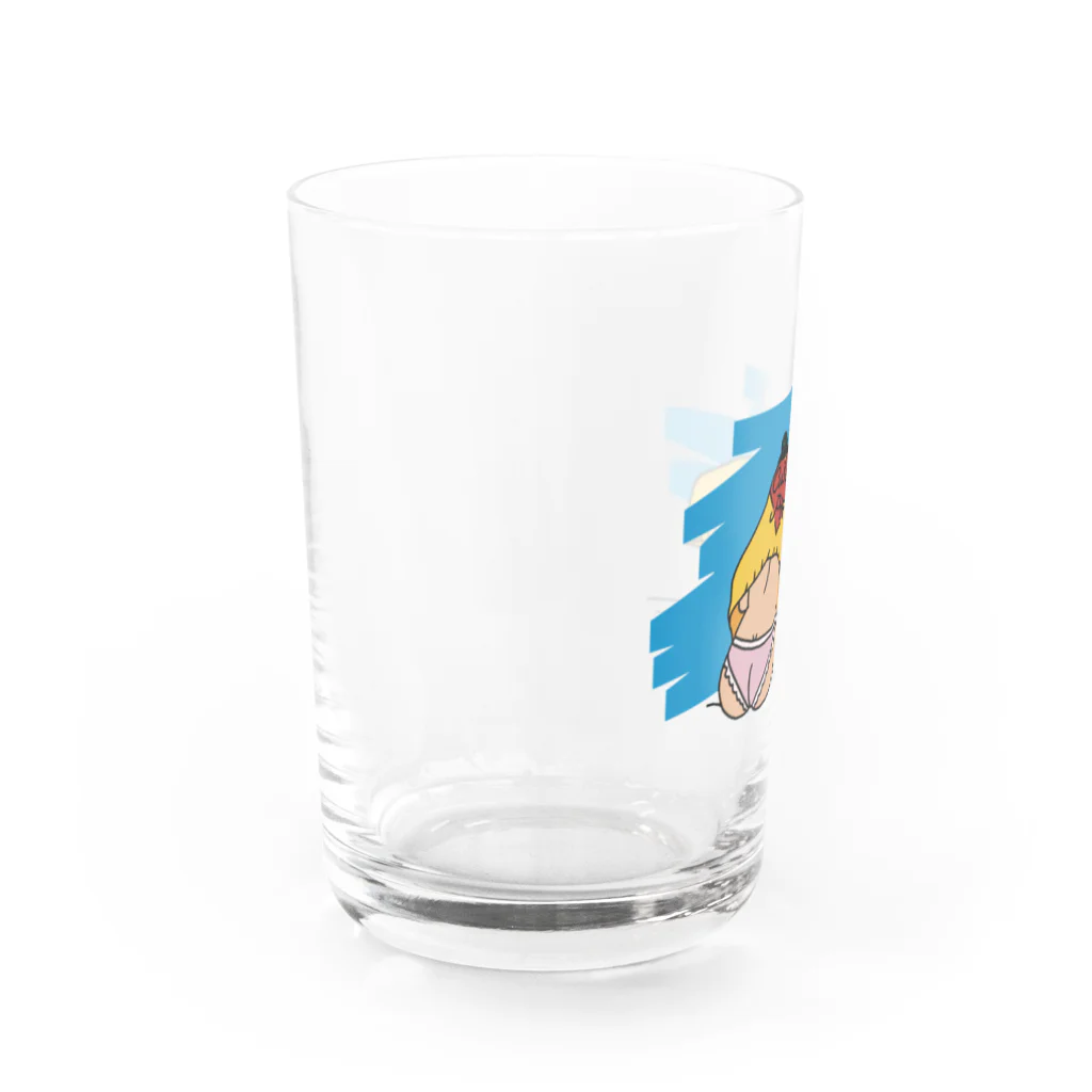 まんまるのおしりちゃん Water Glass :left