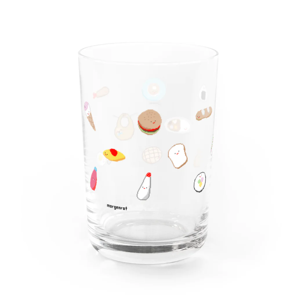 らびったけのmorgenrotの食パンくんと仲間たち Water Glass :left