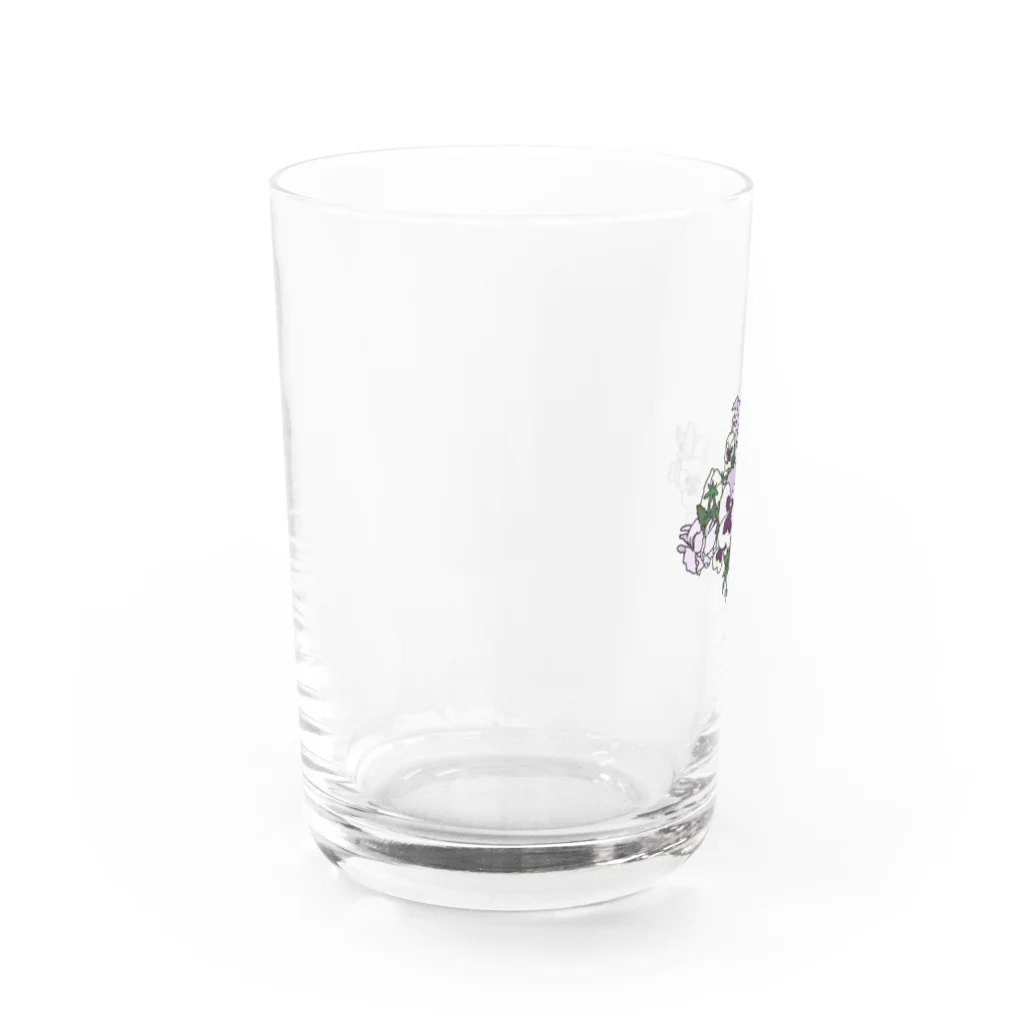 Minami Kawatoのみちばたのパンジー Water Glass :left
