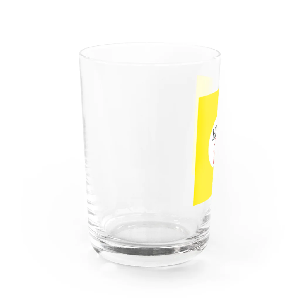 はるきのlet'shave fun Water Glass :left