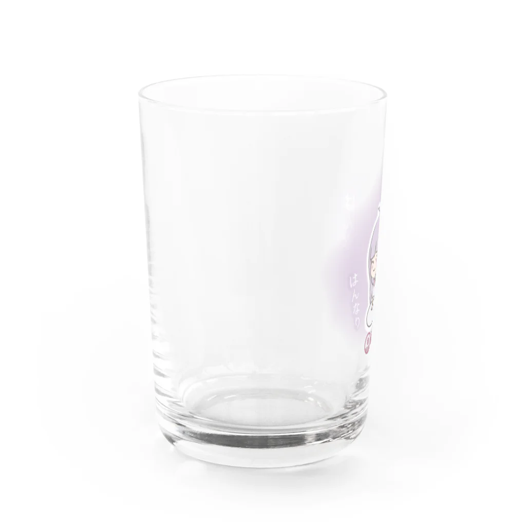 松や SUZURI店のはんなり猫また Water Glass :left