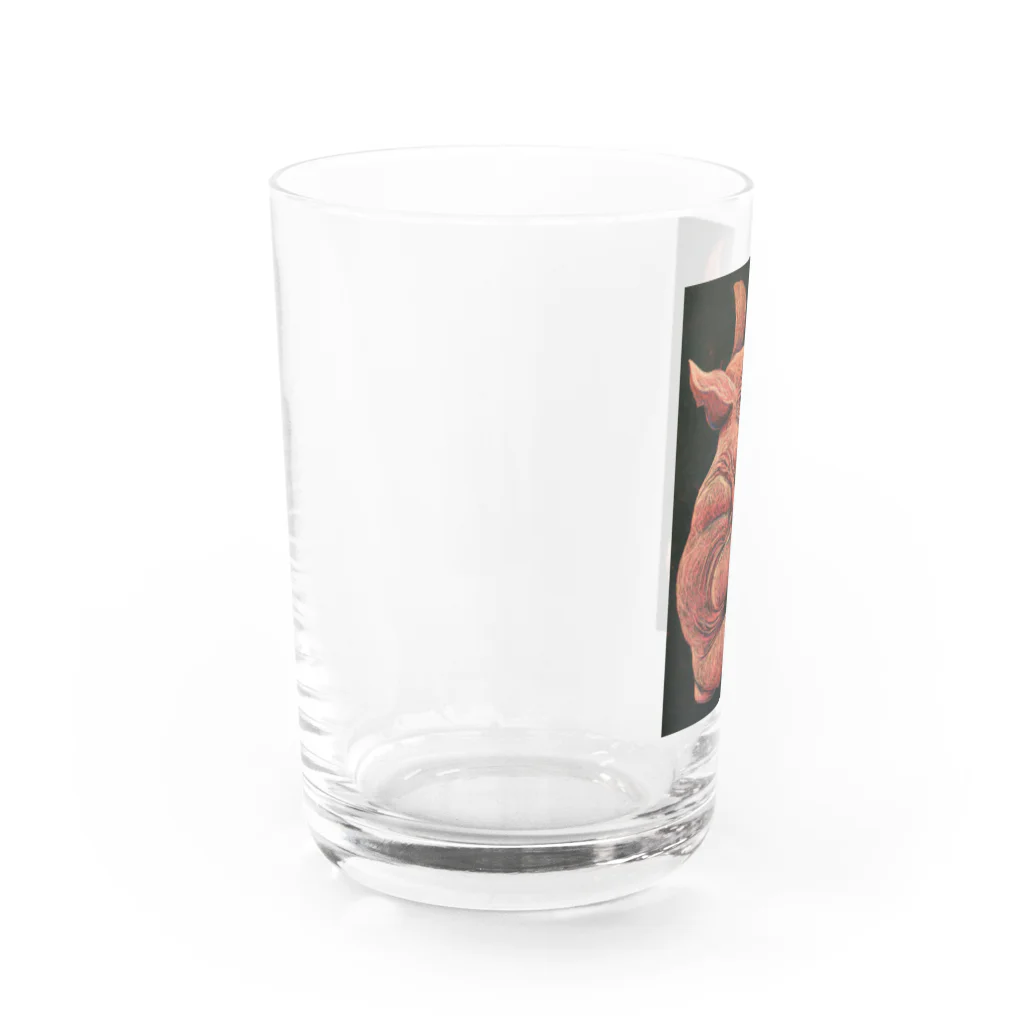 坂口みなのシワシワサイ Water Glass :left