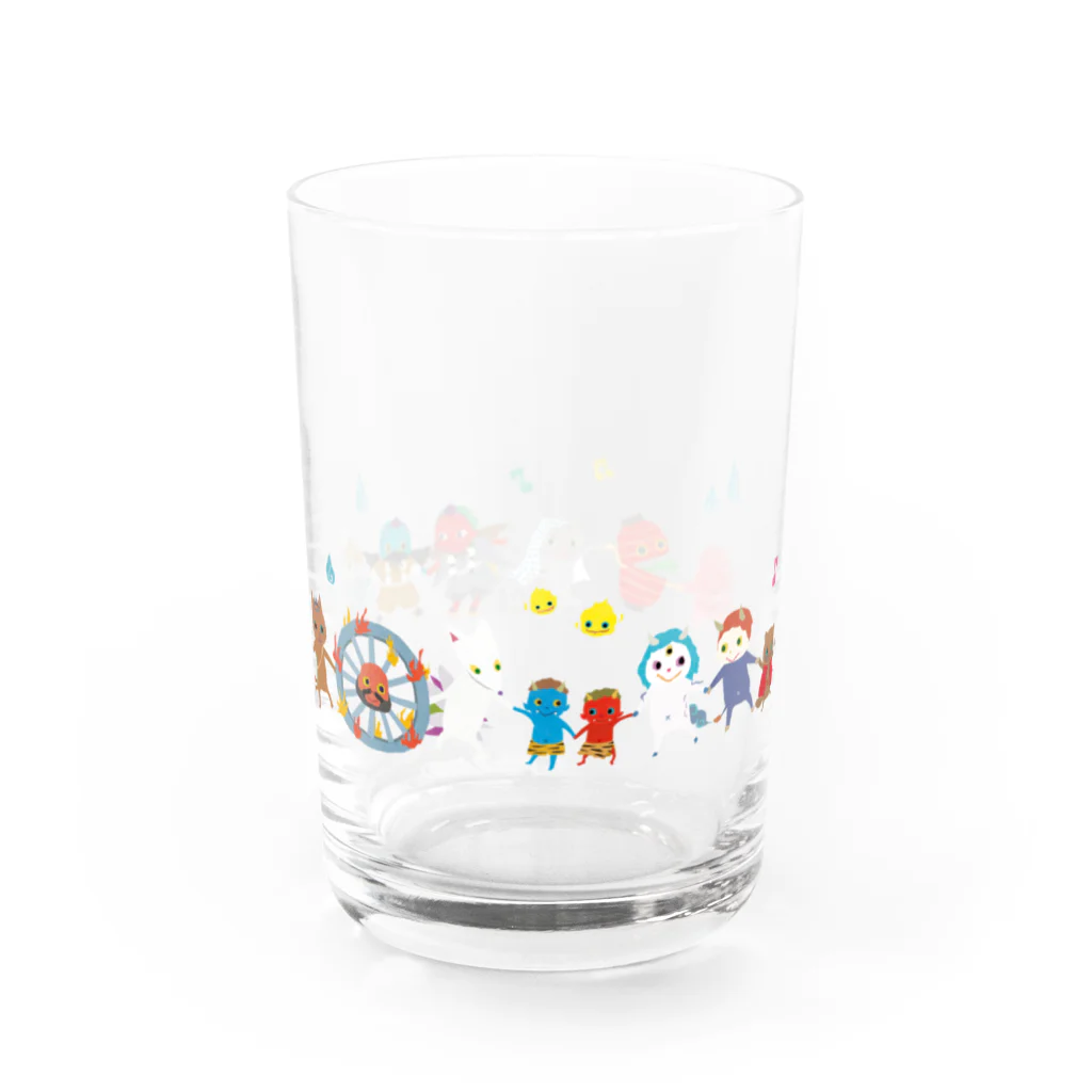 おばけ商店のおばけグラス＜妖怪ラインダンス弐＞ Water Glass :left