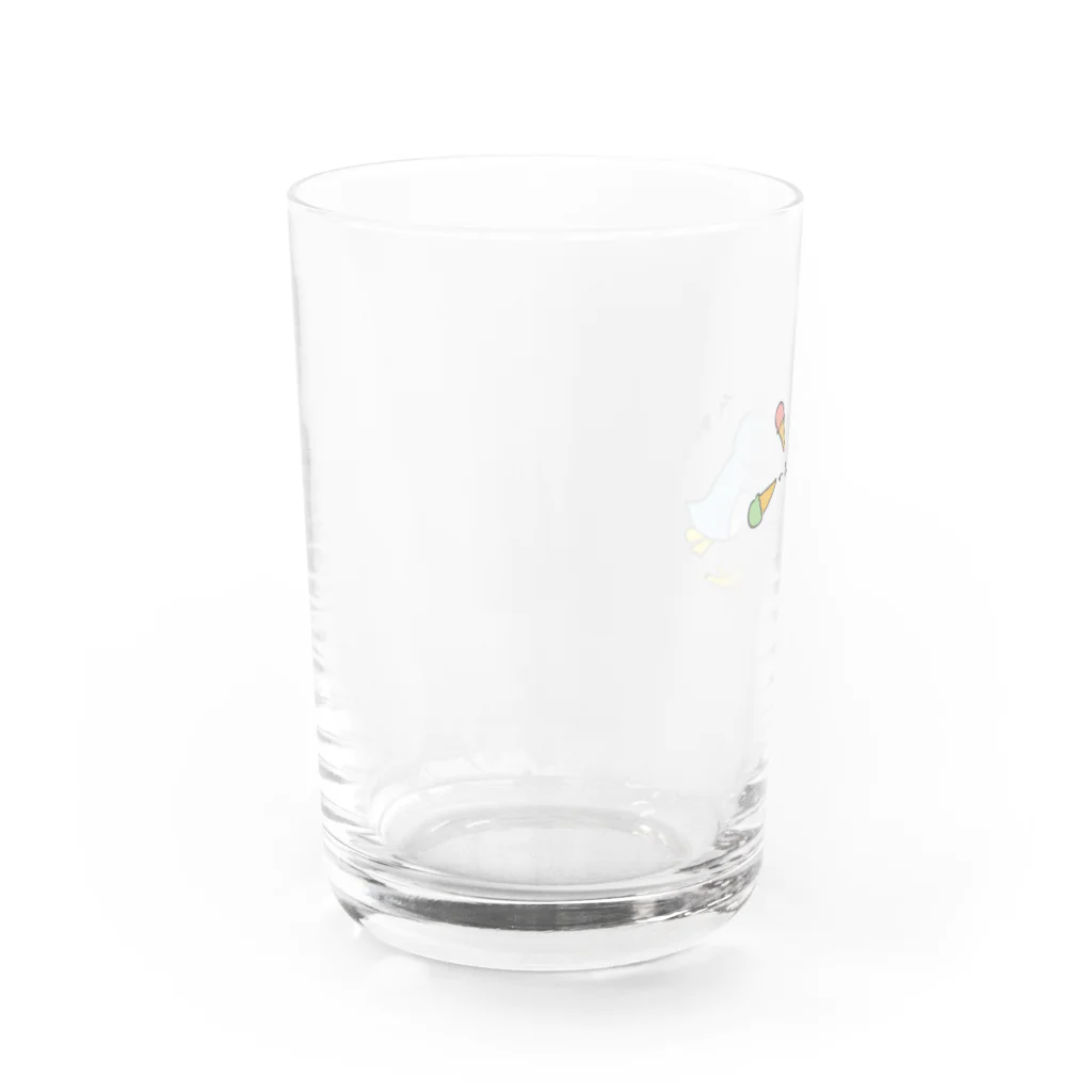 くりみそのおみせのこけペンギン Water Glass :left