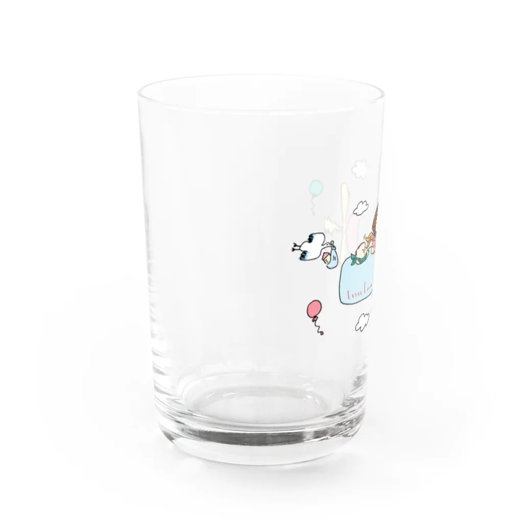 nakashinのこどもまんがベビー生誕記念（パイロット） Water Glass :left