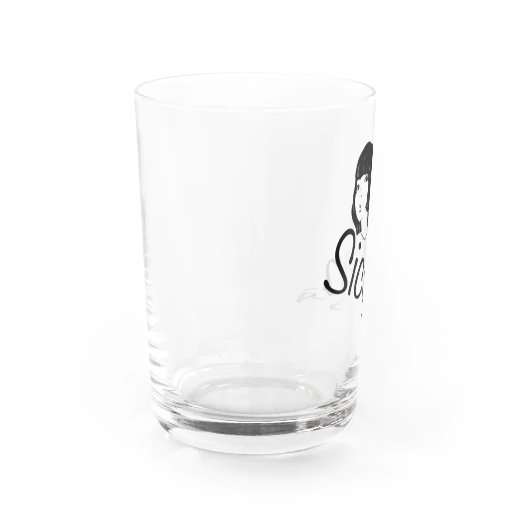 クロスバー直撃 渡邊センスのお店のSicoon girl シリーズ Water Glass :left