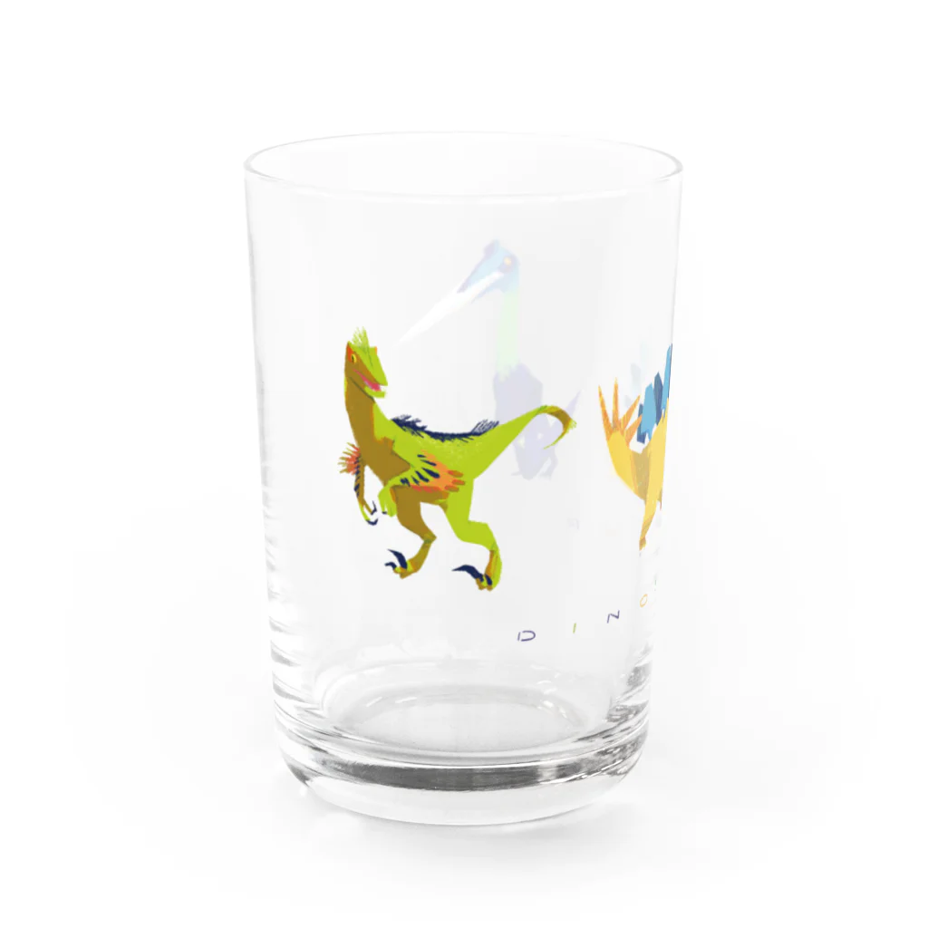 まのでまりなのDINOSAUR Water Glass :left