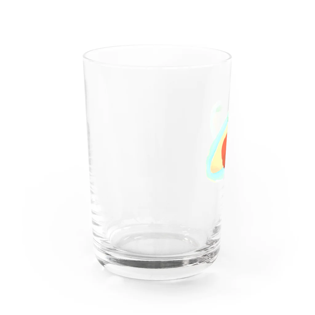 チームナチョスのオムライスくんwithレタスさん Water Glass :left