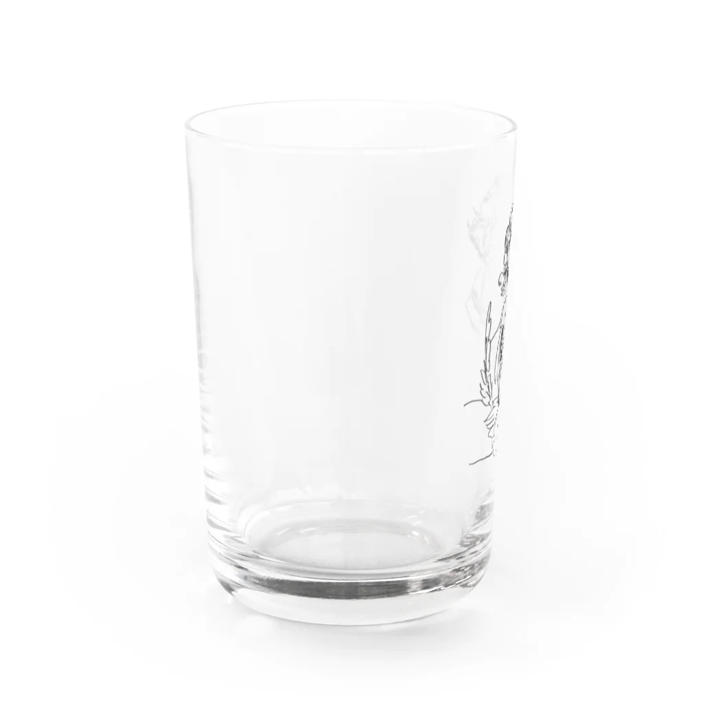 音楽愛好家協会「こんごう」 の【ベートーベン】-ブラック Water Glass :left