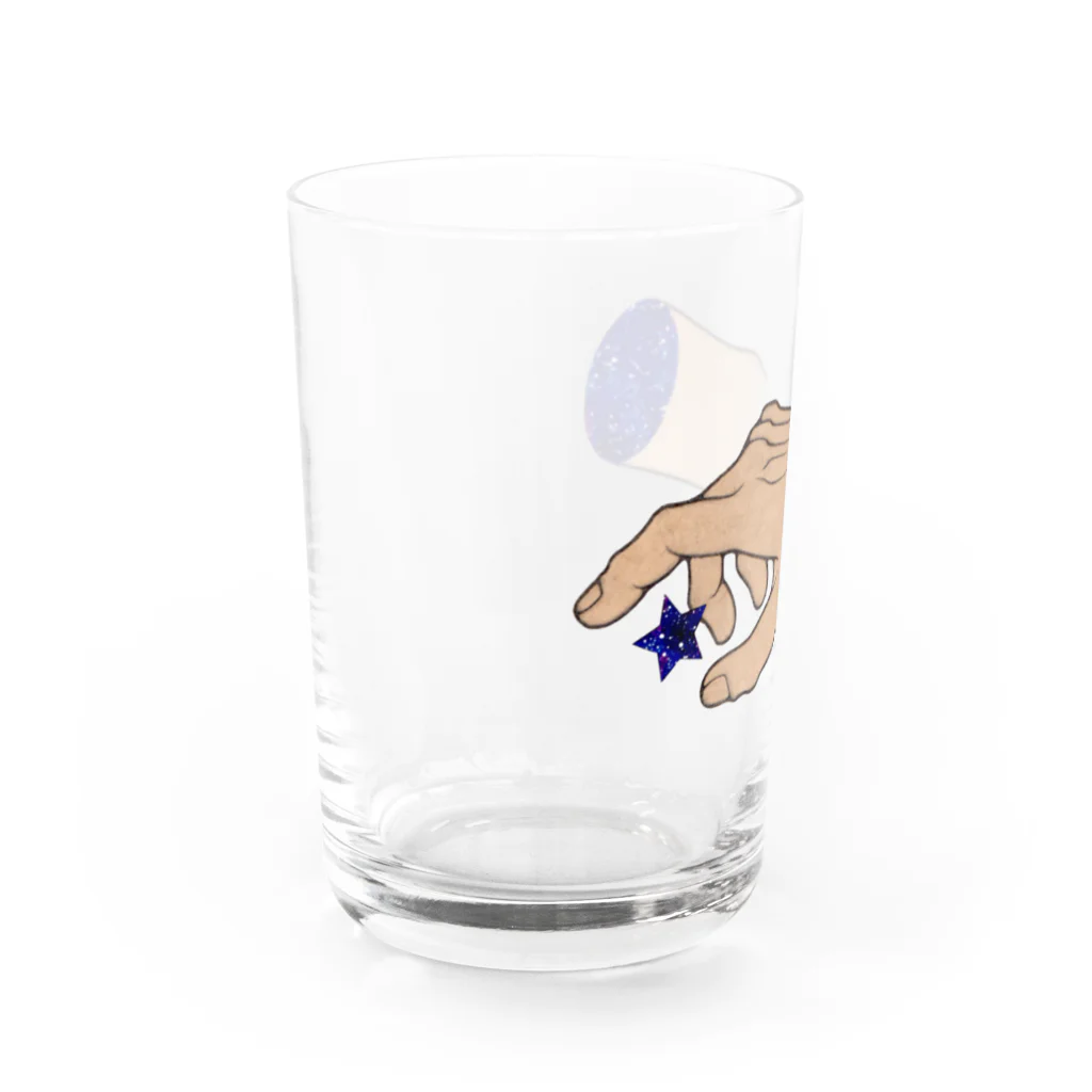 采-aya-のCatch a star 1 Water Glass :left