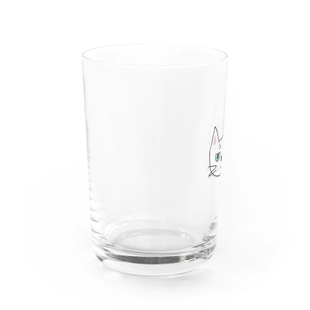 Lizbonのふてぶてニャンコのムスクくん Water Glass :left