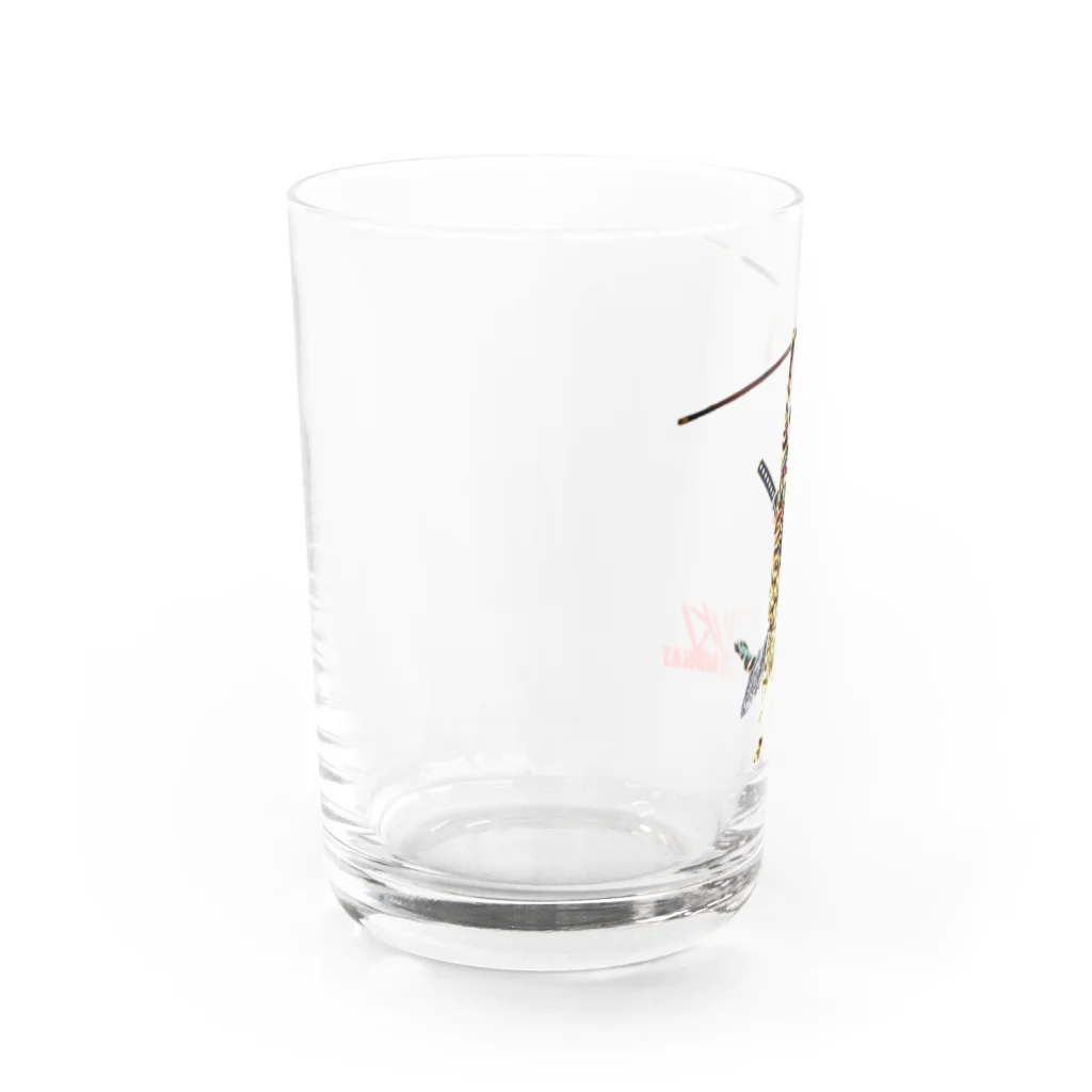 Rock catのKABUKI SAMURAI Water Glass :left