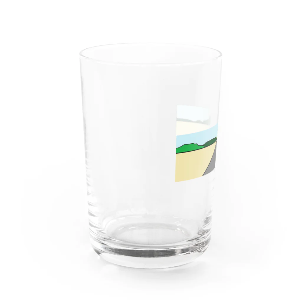 アメリカンベース のハイウェイー Water Glass :left