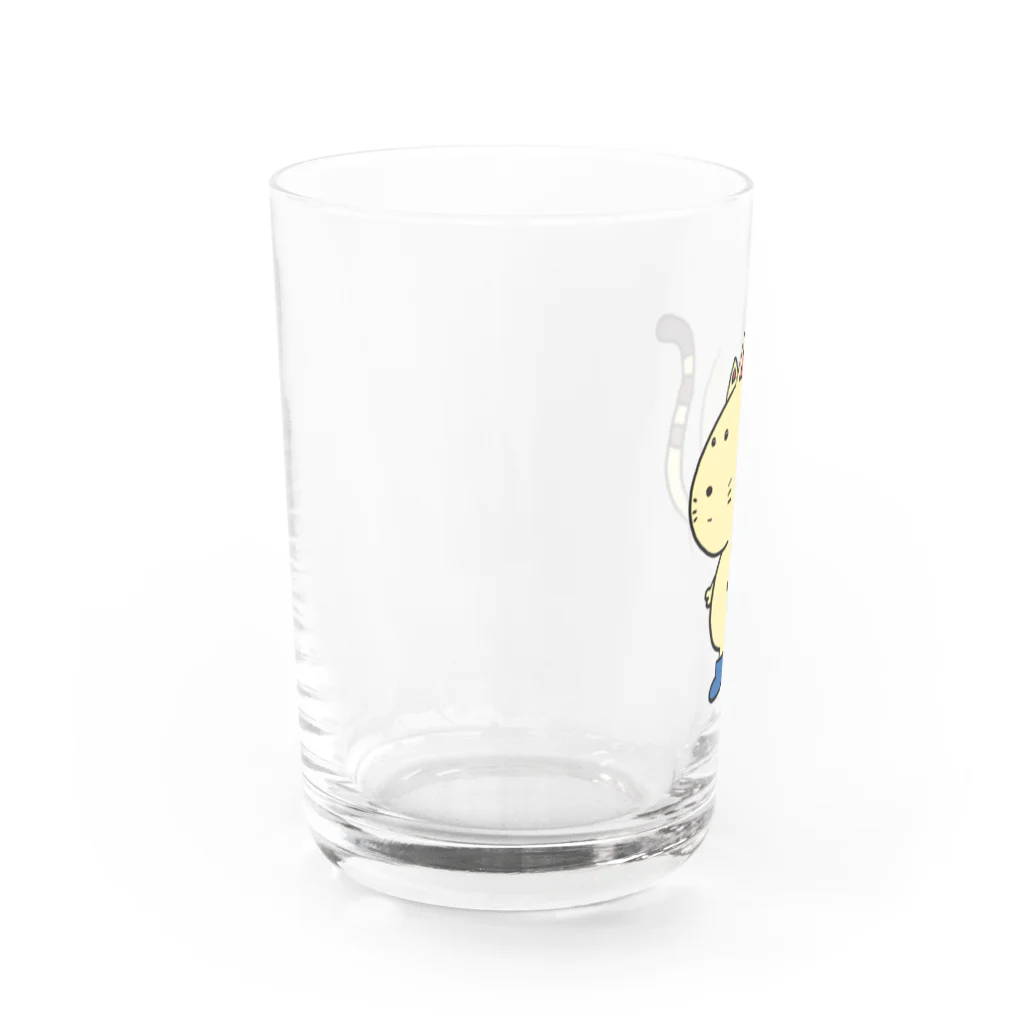 ぺけ丸の長靴をはいたぬっこ Water Glass :left