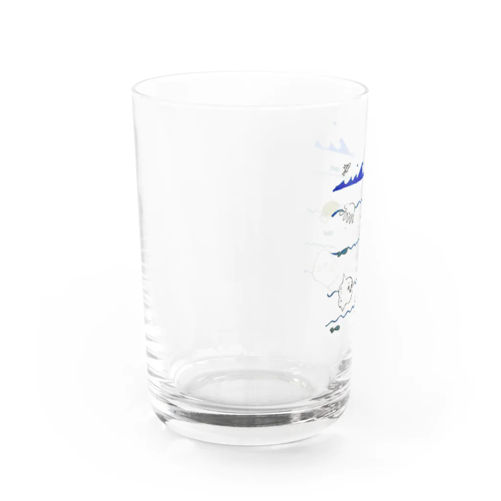 愛子の海の中 Water Glass :left