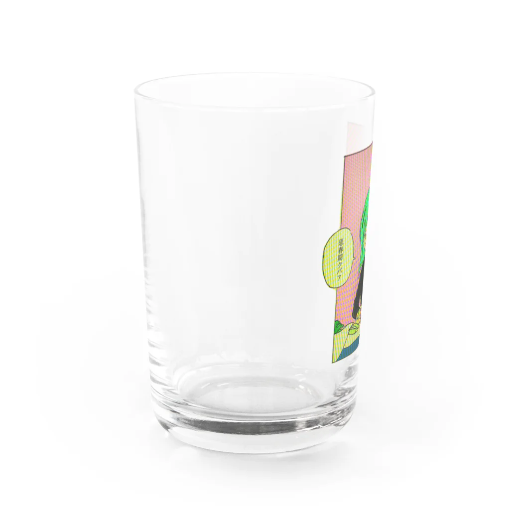 平成は終わったの売り切れるな Water Glass :left