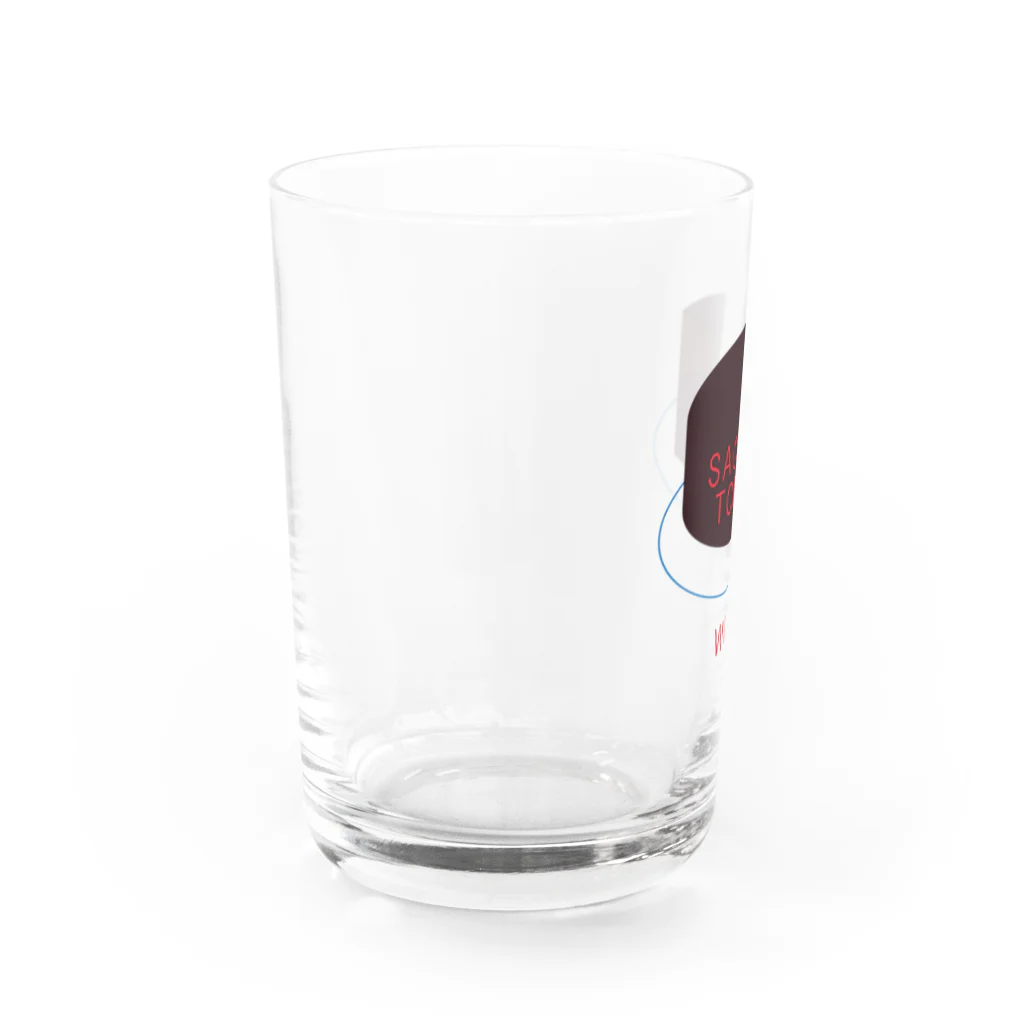 餃子でなんでもやるマンのザッハトルテコップ02 Water Glass :left