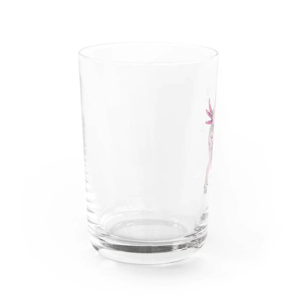 MasakiRockのウーパールーパー Water Glass :left